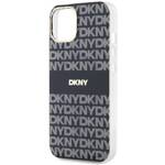 DKNY DKHMP14SHRHSEK iPhone 14 / 15 / 13 6.1" czarny/black hardcase IML Mono & Stripe MagSafe