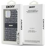 DKNY DKHMP14SHRHSEK iPhone 14 / 15 / 13 6.1" czarny/black hardcase IML Mono & Stripe MagSafe