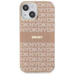 DKNY DKHMP14SHRHSEP iPhone 14 / 15 / 13 6.1" różowy/pink hardcase IML Mono & Stripe MagSafe