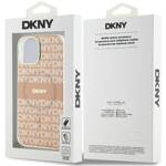 DKNY DKHMP14SHRHSEP iPhone 14 / 15 / 13 6.1" różowy/pink hardcase IML Mono & Stripe MagSafe