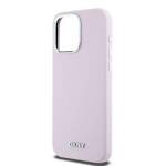 DKNY DKHMP14XSMCHLP iPhone 14 Pro Max 6.7" różowy/pink hardcase Liquid Silicone Small Metal Logo MagSafe