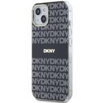 DKNY DKHMP15MHRHSEK iPhone 15 Plus / 14 Plus 6.7" czarny/black hardcase IML Mono & Stripe MagSafe