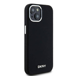 DKNY DKHMP15MSMCHLK iPhone 15 Plus / 14 Plus 6.7" czarny/black hardcase Liquid Silicone Small Metal Logo MagSafe