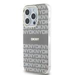 DKNY DKHMP15XHRHSEE iPhone 15 Pro Max 6.7" beżowy/beige hardcase IML Mono & Stripe MagSafe