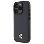 DKNY DKHMP16LPSHRPSK iPhone 16 Pro 6.3"   hardcase czarny/black Repeat Pattern Stack Logo MagSafe