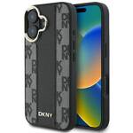 DKNY DKHMP16SPCPVSLK iPhone 16 6.1" czarny/black hardcase Checkered Pattern Magsafe