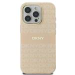 DKNY DKHMP16XHRHSEP iPhone 16 Pro Max     6.9" różowy/pink hardcase Repeat Texture Pattern With Stripe MagSafe