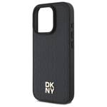 DKNY DKHMP16XPSHRPSK iPhone 16 Pro Max    6.9" hardcase czarny/black Repeat Pattern Stack Logo MagSafe