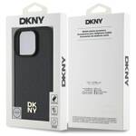 DKNY DKHMP16XPSHRPSK iPhone 16 Pro Max    6.9" hardcase czarny/black Repeat Pattern Stack Logo MagSafe