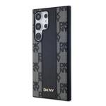 DKNY DKHMS24LPCPVSLK S24 Ultra S928 czarny/black hardcase Leather Checkered Mono Pattern MagSafe