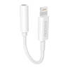 DUDAO ADAPTER L16 AUDIO LIGHTNING HEADPHONE ADAPTER (MALE) TO 3.5MM MINI JACK (FEMALE) 10CM WHITE