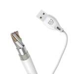 DUDAO CABLE MICRO USB CABLE 2.4A 2M WHITE (L4M 2M WHITE)