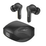 DUDAO IN-EAR WIRELESS HEADPHONES TWS BLUETOOTH 5.2 BLACK (U16H-BLACK)