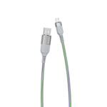 DUDAO LED ILLUMINATED CABLE USB - MICRO USB 5 A 1 M GRAY (L9XM)