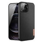 DUX DUCIS FINO CASE COVERED WITH NYLON MATERIAL FOR IPHONE 13 PRO MAX BLACK