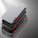 DUX DUCIS FINO CASE COVERED WITH NYLON MATERIAL FOR IPHONE 13 PRO MAX GRAY