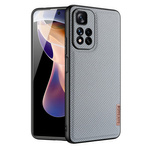 DUX DUCIS FINO CASE NYLON COVERED COVER XIAOMI REDMI NOTE 11 PRO+ 5G (CHINA) / 11 PRO 5G (CHINA) / MI11I HYPERCHARGE / POCO X4 NFC 5G BLUE