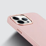 DUX DUCIS GRIT LEATHER CASE FOR IPHONE 14 PRO ELEGANT FAUX LEATHER COVER (MAGSAFE COMPATIBLE) PINK