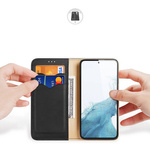 DUX DUCIS HIVO CASE FOR SAMSUNG GALAXY S23 FLIP COVER WALLET STAND RFID BLOCKING BLACK