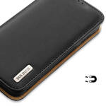 DUX DUCIS HIVO CASE FOR SAMSUNG GALAXY S23 FLIP COVER WALLET STAND RFID BLOCKING BLACK