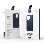DUX DUCIS NAPLES CASE FOR IPHONE 13 LEATHER CASE (MAGSAFE COMPATIBLE) BLUE