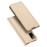 DUX DUCIS SKIN PRO BOOKCASE TYPE CASE FOR SAMSUNG GALAXY A03S GOLDEN