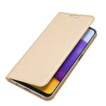 DUX DUCIS SKIN PRO BOOKCASE TYPE CASE FOR SAMSUNG GALAXY A22 4G GOLDEN