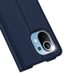 DUX DUCIS SKIN PRO BOOKCASE TYPE CASE FOR XIAOMI MI 11 BLUE