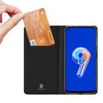 DUX DUCIS SKIN PRO CASE FOR ASUS ZENFONE 9 FLIP COVER CARD WALLET STAND BLACK