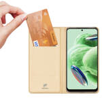 DUX DUCIS SKIN PRO CASE FOR XIAOMI REDMI NOTE 12 PRO+ FLIP CARD WALLET STAND GOLD