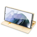 DUX DUCIS SKIN PRO HOLSTER COVER FOR SAMSUNG GALAXY S22 ULTRA GOLD