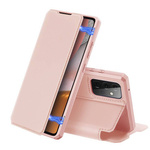 DUX DUCIS SKIN X BOOKCASE TYPE CASE FOR SAMSUNG GALAXY A72 4G PINK