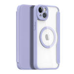 DUX DUCIS SKIN X PRO CASE IPHONE 14 PLUS MAGNETIC MAGSAFE FLIP CASE PURPLE