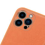 DUX DUCIS YOLO ELEGANT CASE MADE OF SOFT TPU AND PU LEATHER FOR IPHONE 13 PRO MAX ORANGE