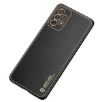 DUX DUCIS YOLO ELEGANT CASE MADE OF SOFT TPU AND PU LEATHER FOR SAMSUNG GALAXY A72 4G BLACK