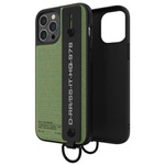 Diesel Handstrap Case Utility Twill iPhone 12/12 Pro czarno-zielony/black-green 44291