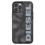 Diesel Moulded Case Bleached Denim iPhone 12/12 Pro szaro-biały/grey-white 44297