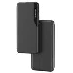 ECO LEATHER VIEW CASE ELEGANT CASE WITH A FLIP COVER AND STAND FUNCTION FOR SAMSUNG GALAXY S22 + (S22 PLUS) BLACK