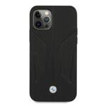 Etui BMW BMHCP12MRSCSK iPhone 12/12 Pro  6,1" czarny/black hardcase Leather Perforate Sides