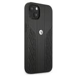 Etui BMW BMHCP13SRSPPK iPhone 13 mini 5,4" czarny/black hardcase Leather Curve Perforate