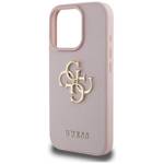 Etui Guess Grained Big 4G Logo Small      Classic Logo do iPhone 16 Pro różowy