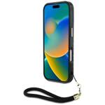 Etui Guess HC IML Leopard Triangle Cord   Strap do iPhone 16 Pro MagSafe brązowy