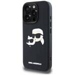 Etui Karl Lagerfeld HC 3D Rubber Double   Heads do iPhone 16 Pro czarny