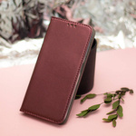 Etui Smart Magnetic do iPhone 16 Plus 6,7&quot; burgundowe