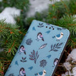 Etui Smart Trendy Winter Birds do Xiaomi Redmi 9C