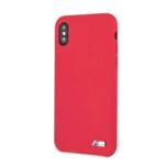 Etui hardcase BMW BMHCPXMSILRE iPhone X /Xs czerwony/red Silicone M Collection