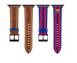 FC Barcelona Apple Watch Band Real Leather 49" OCFCBAWBBG49 BG 