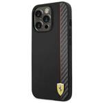 Ferrari FEHCP14XAXBK iPhone 14 Pro Max 6,7" czarny/black hardcase Carbon