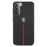 Ferrari FEOSIHCS21MBK S21+ G996 czarny/black hardcase Off Track Leather Nylon Stripe