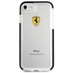 Ferrari Hardcase FEGLHCP7BK iPhone 7/8 SE 2020 / SE 2022 Shockproof transparent black